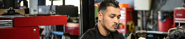 Carlos Gonzalez, service manager at Metro Motor auto repair shop in Old Town Alexandria, VA