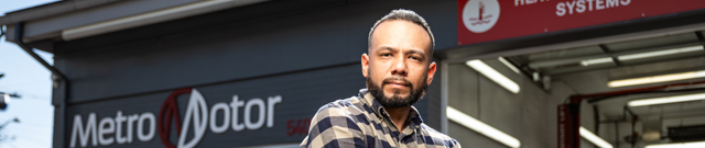 Manny Penado, Metro Motor in Bethesda auto repair service manager