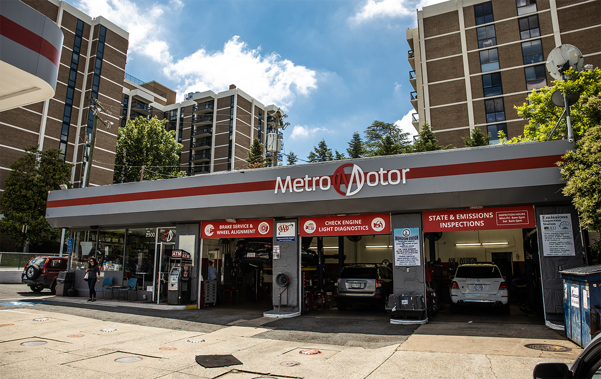 Metro Motor auto repair shop in South Arlington, Virginia